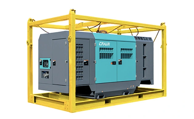 diesel engine driven air compressor 1300 CFM